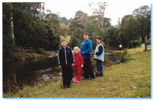 Liam, Emily, James & Shannon by the Yarra